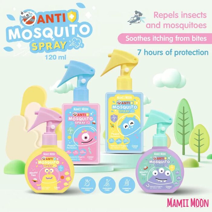 Mamii Moon Anti Mosquito Spray Peach Perfection - Pink