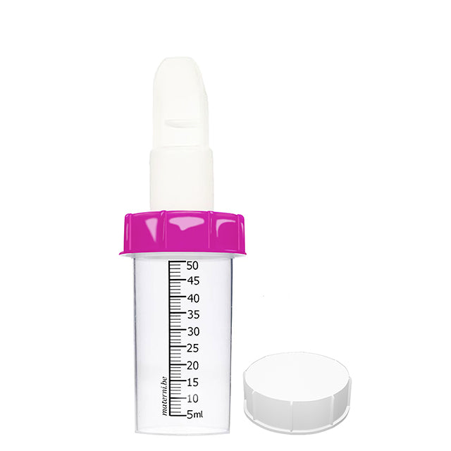 Materni Flowcup Set (Flow Cup, Locking Ring, Bottle with Cap) - Purple
