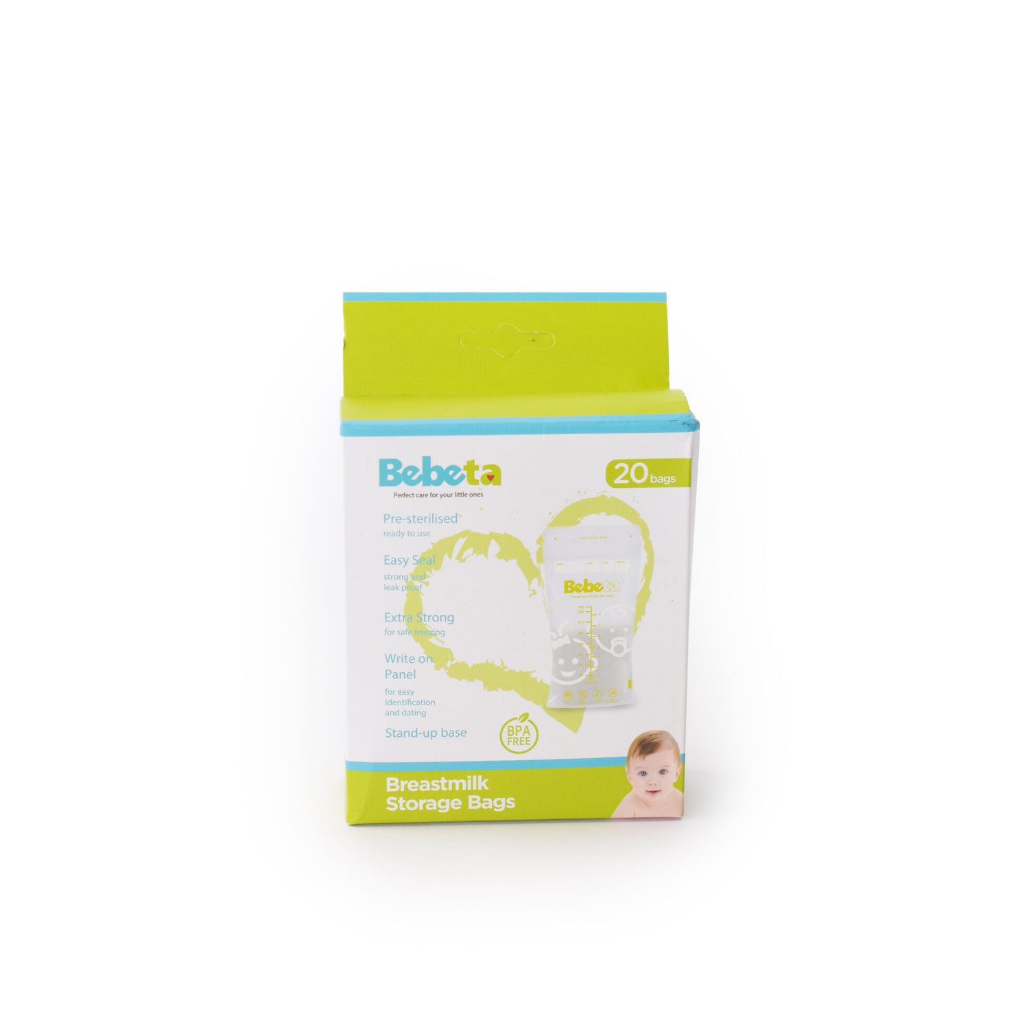 Bebeta Breast Milk Storage Bag 4oz 20's