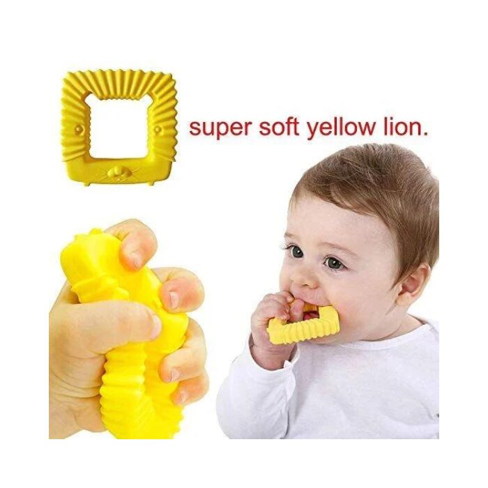 Mombella Educational Geometry Sensory Teether - Lion