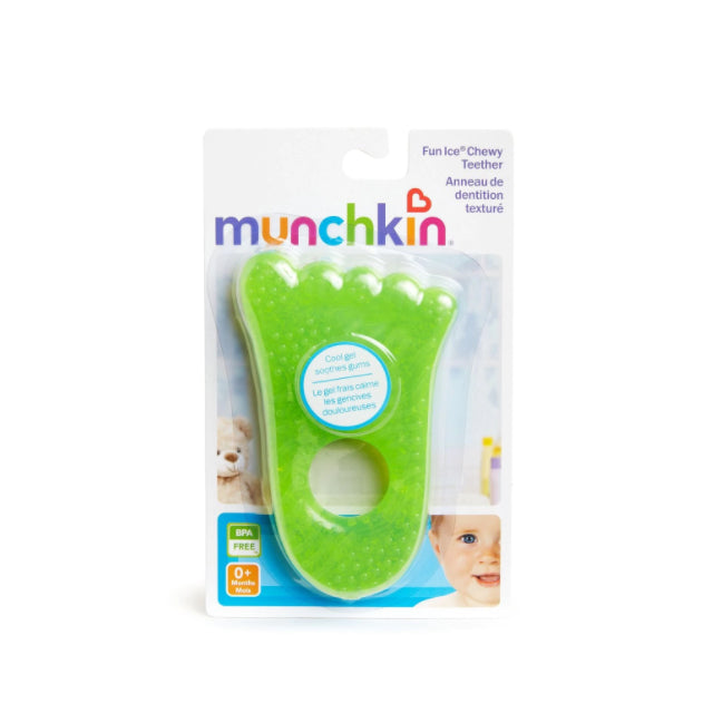 Munchkin Chewy Teether Toy Foot - Green