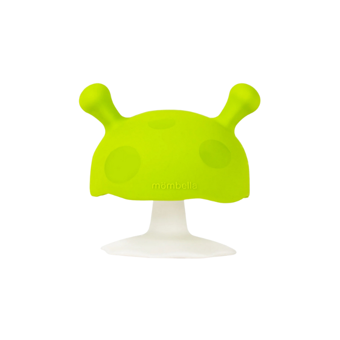 Mombella Mushroom Soothing Teether - Green