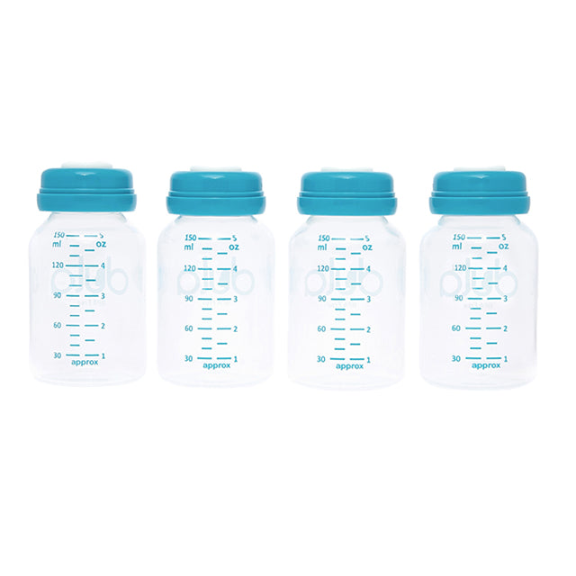Dula Breastmilk Storage Narrow Neck Bottles 5oz - Set of 4