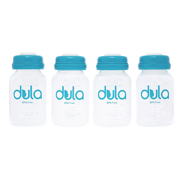 Dula Breastmilk Storage Narrow Neck Bottles 5oz - Set of 4