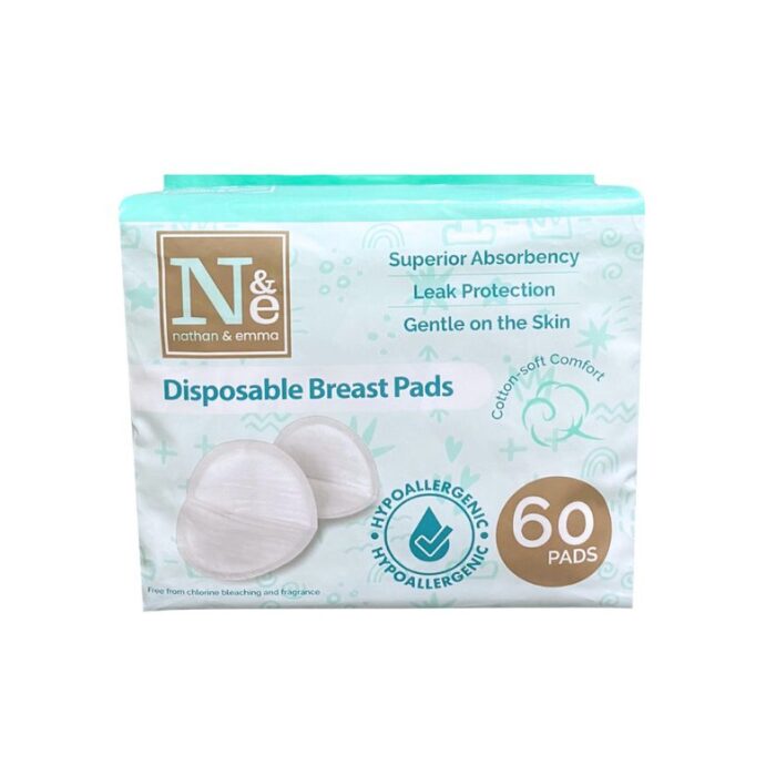 Nathan and Emma Disposable Breast Pads (60 Pads)