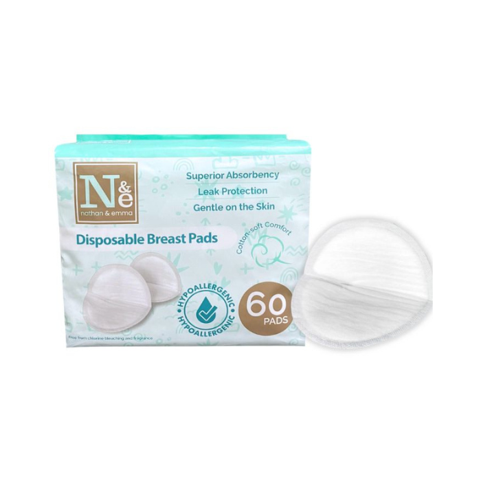 Nathan and Emma Disposable Breast Pads (60 Pads)