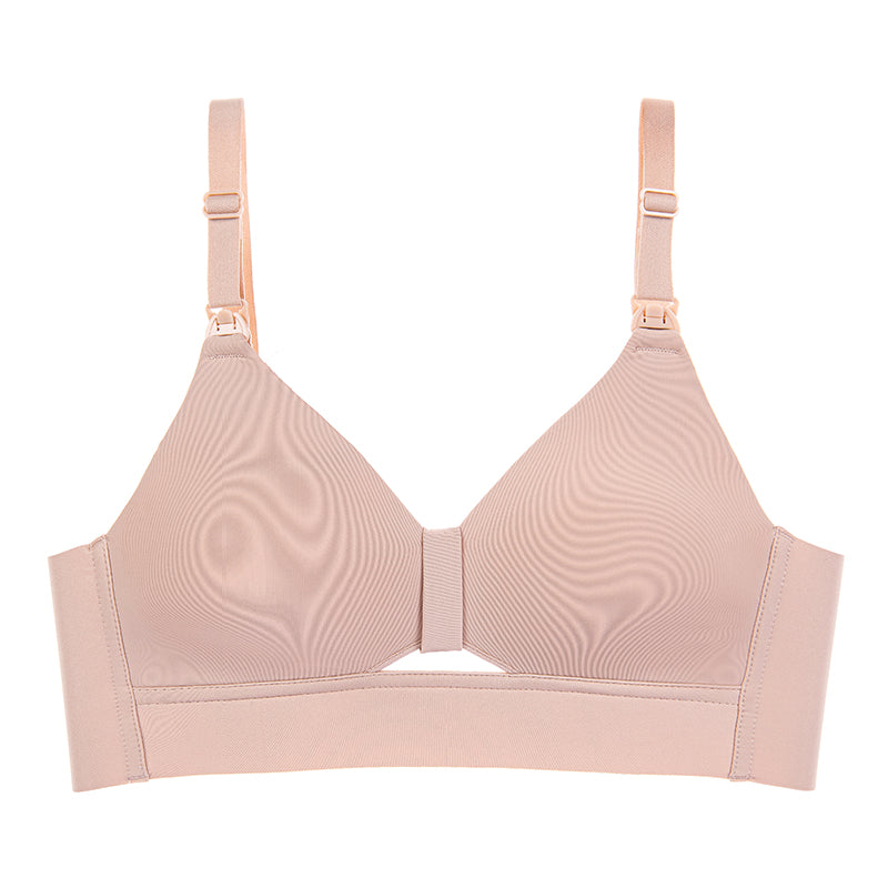 By Cade Cute Anti-bacterial Mulberry Silk Nursing/Maternity Bra - Nude
