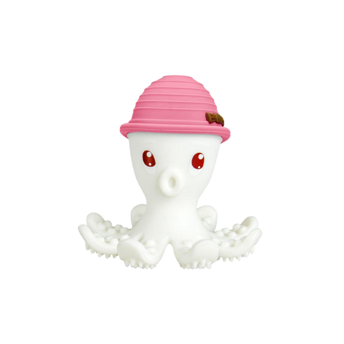 Mombella 3D Octopus Teether - Pink