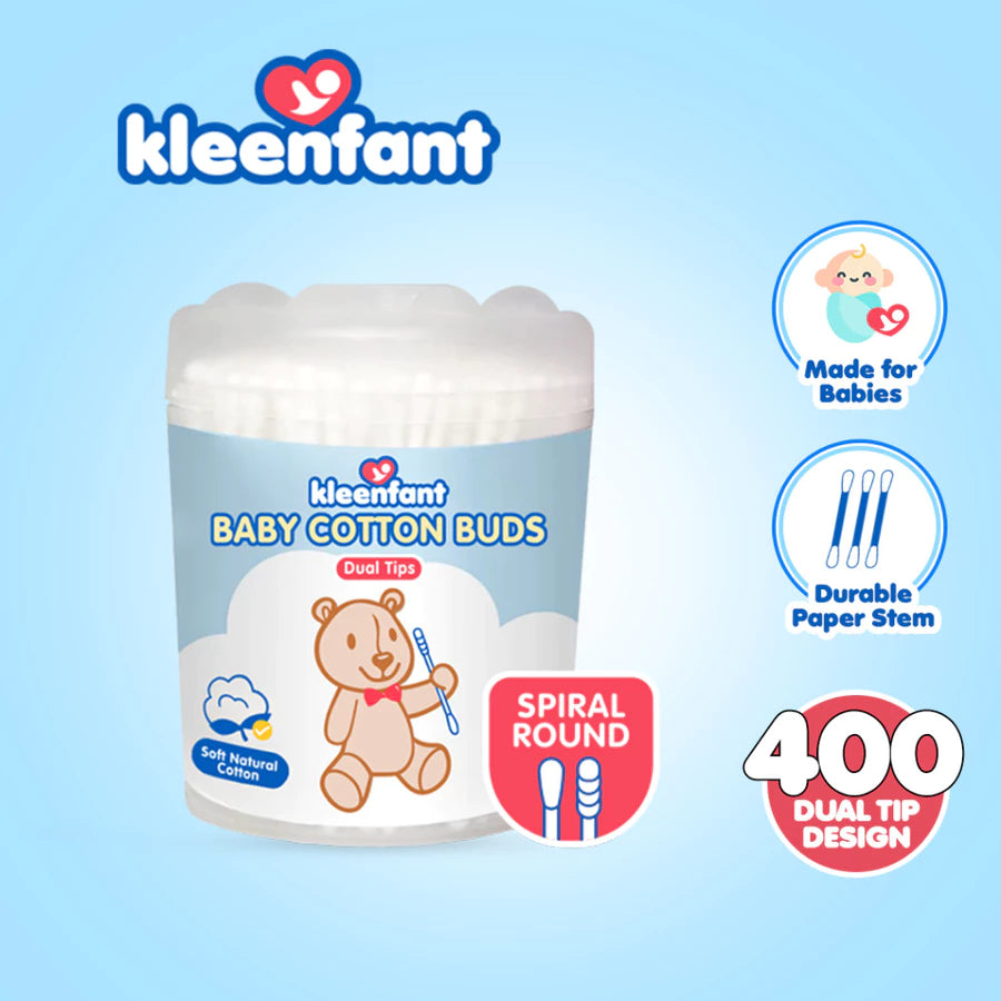 Kleenfant Baby Cotton Buds 400 Tips