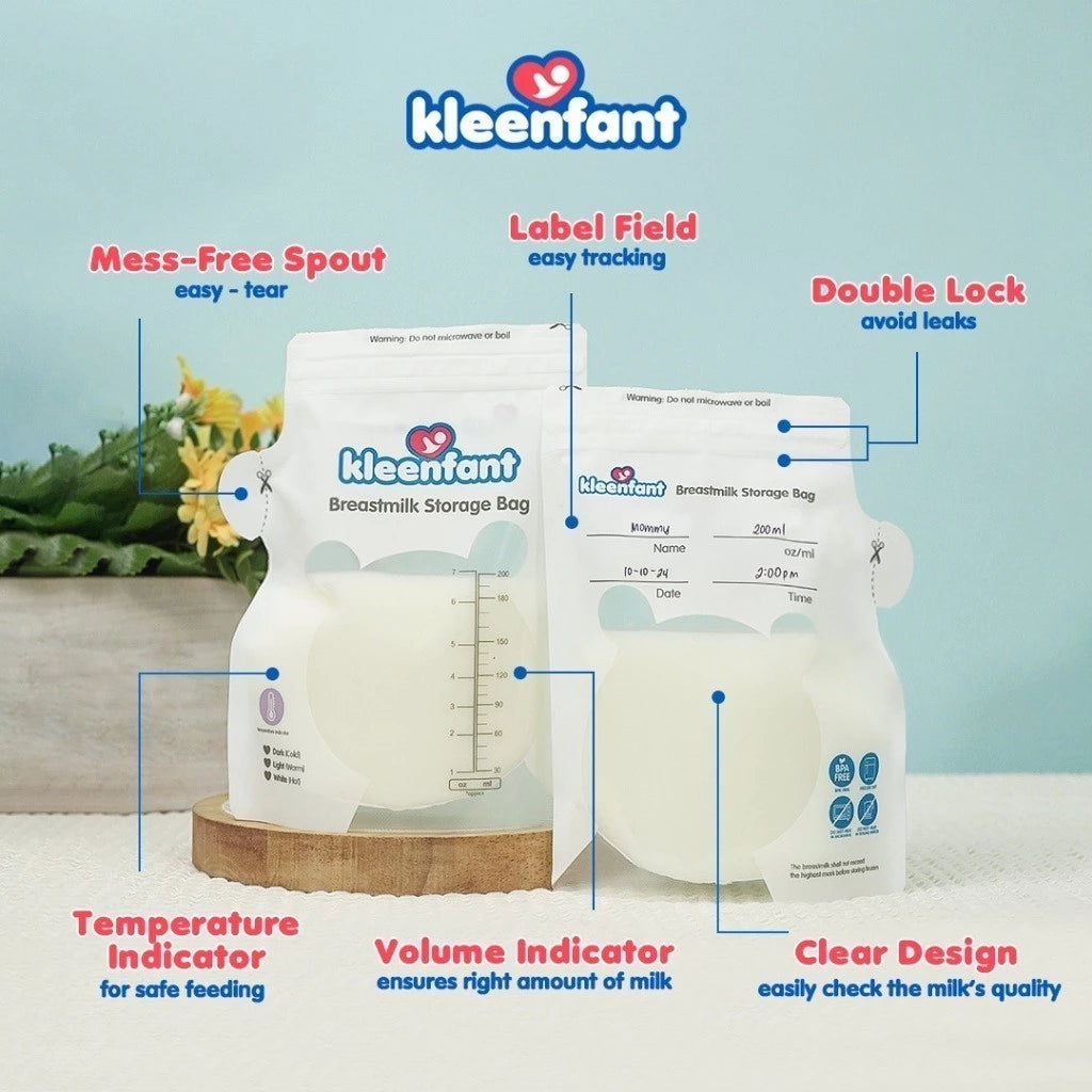 Kleenfant Breastmilk Storage Bag 200ml
