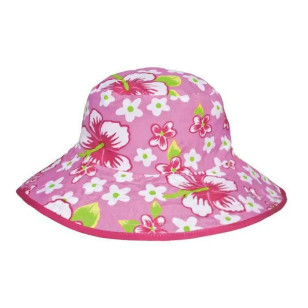 Banz Baby Hat Reversible - Pink Floral