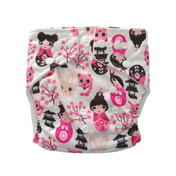 Next 9 Cloth Diaper - Pink Dolls