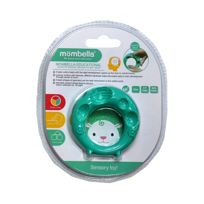 Mombella Educational Geometry Sensory Teether - Sheep