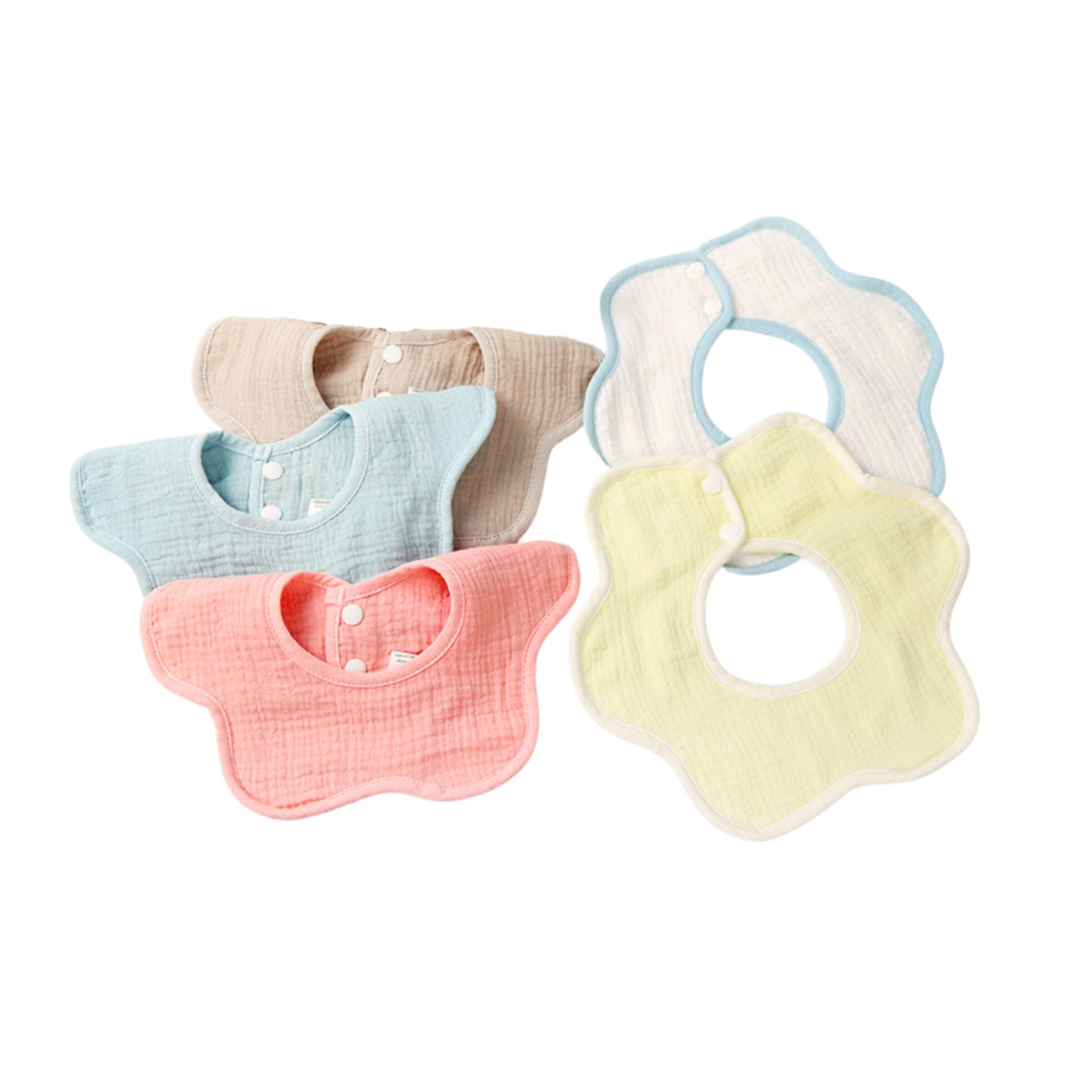 Swaddies Cloud Drool Bib (set of 4) - For Girls