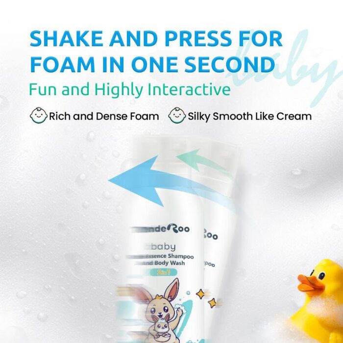 TendeRoo Baby Rice Essence 2 in 1 Shampoo and Body Wash 200ml