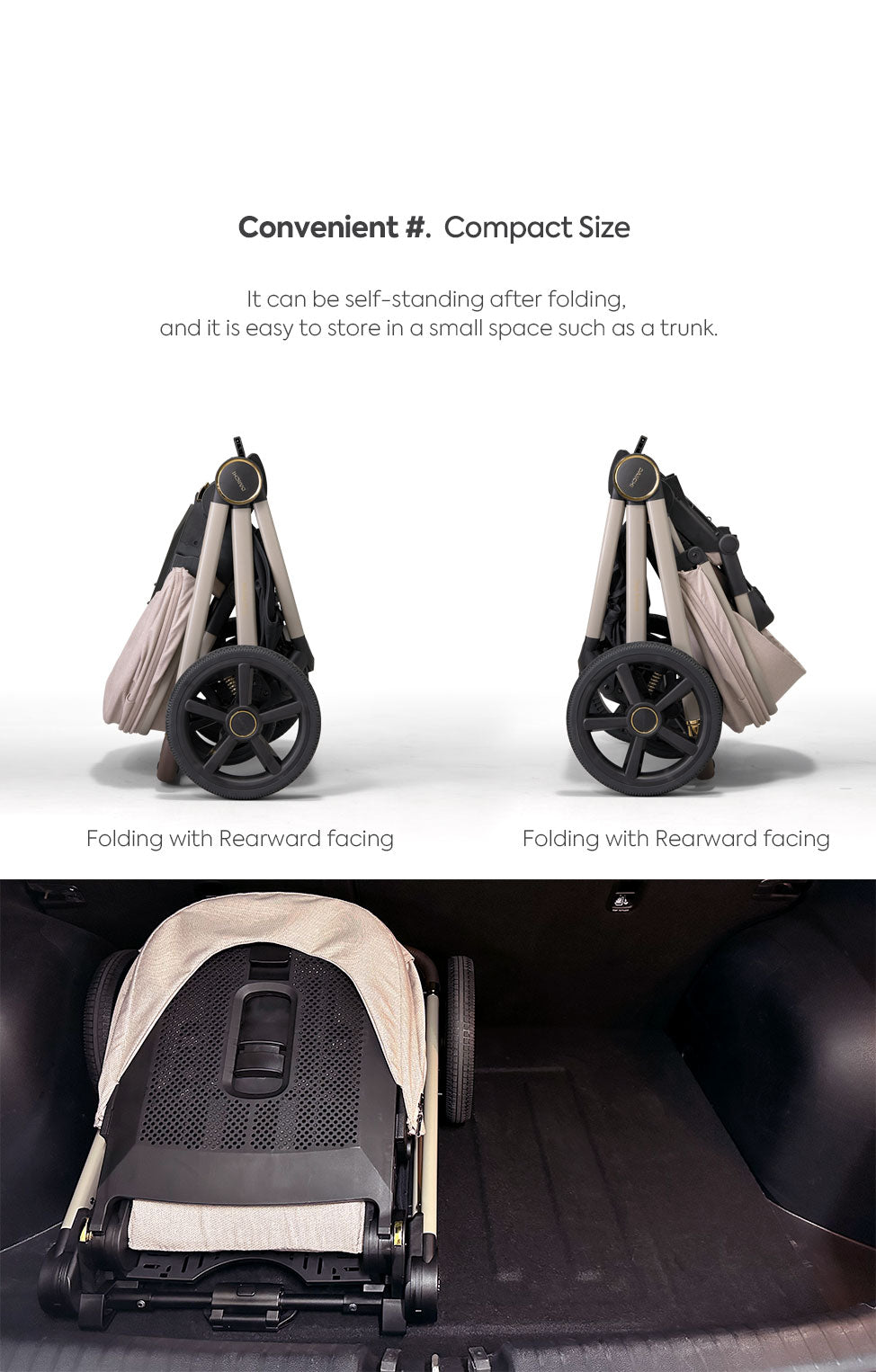Daiichi The Prime Stroller - Black/Gray