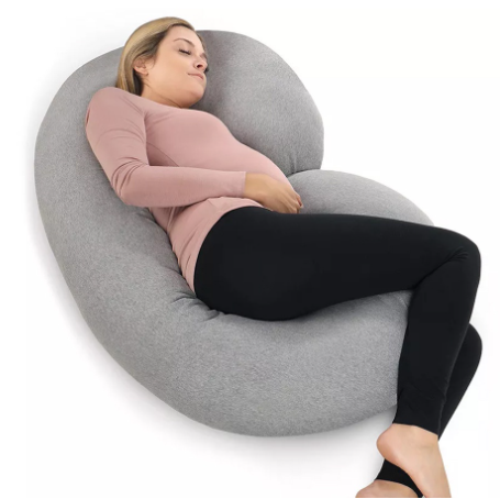 Babybee C-Maternity Pillow Pregnancy Pillows for Sleeping Pregnant w/ Back Hip Leg Belly Support