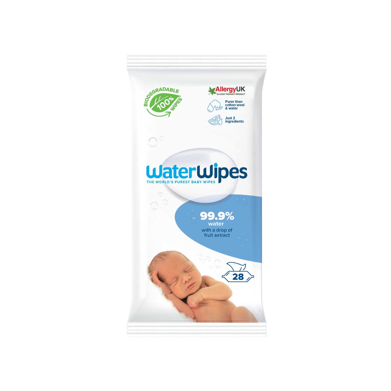 WaterWipes Biodegradable Original 28’s